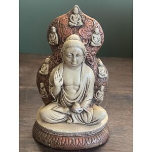 Resin Meditating Buddha Vitarka Mudra Figure